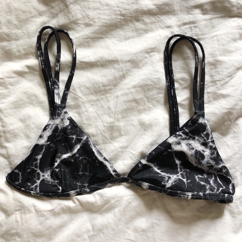 Lali + Layla Marble Bikini Top